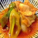 フライパンDE鶏手羽トロのすき煮( *´艸｀)ww